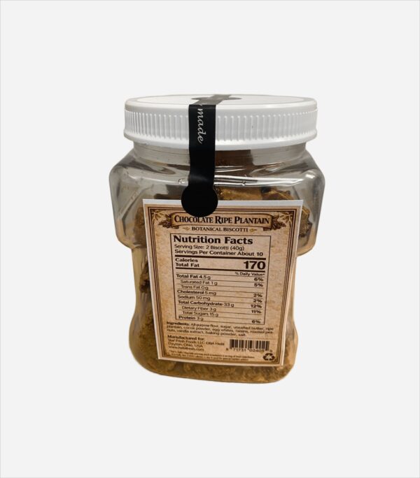 Chocolate Ripe Plantain Biscotti - Image 3